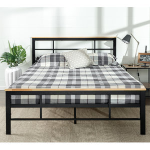 Urban Metal/Wood Platform Bed by Zinus