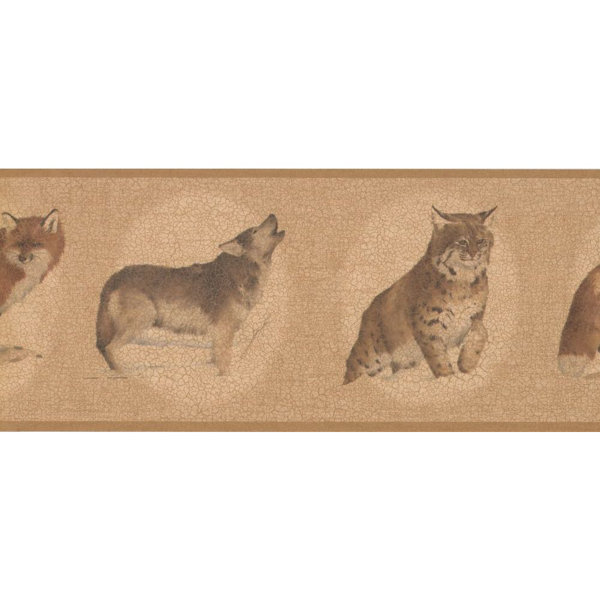 Millwood Pines Speakman Cat Sketch 15 L X 10 W Wallpaper Border