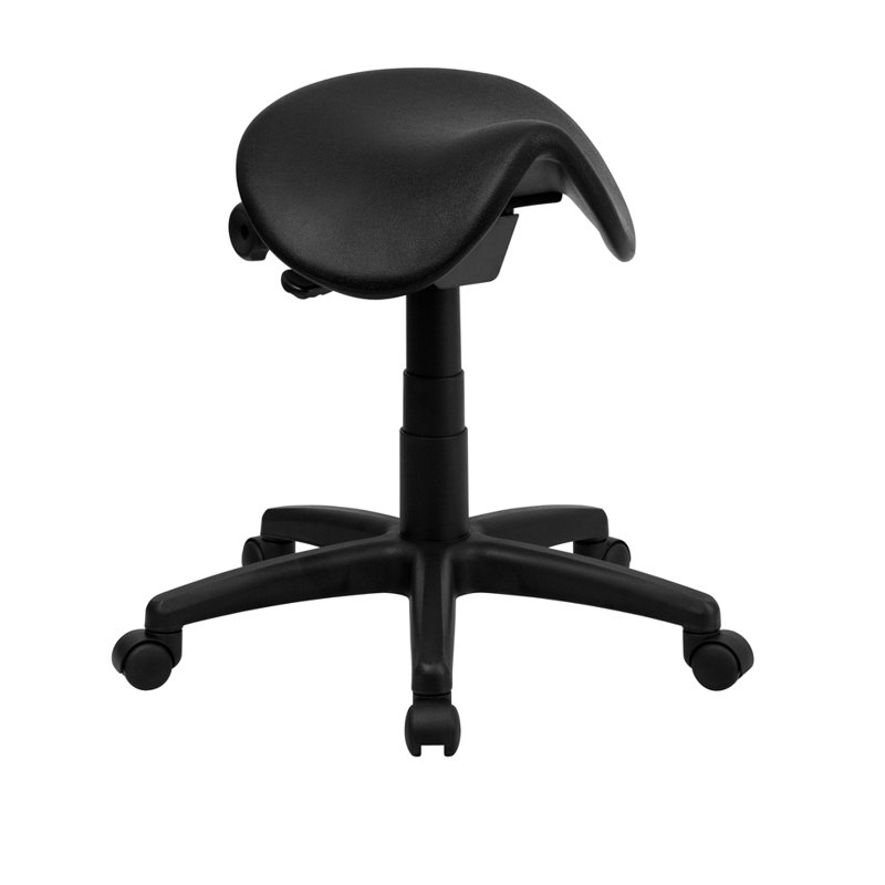 Offex Height Adjustable Saddle Stool Wayfair