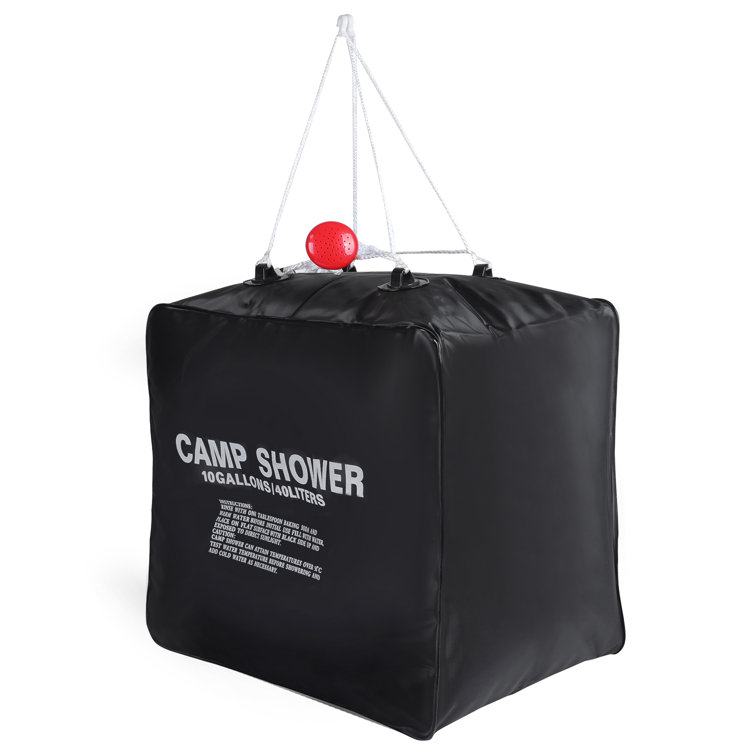solar powered shower bag