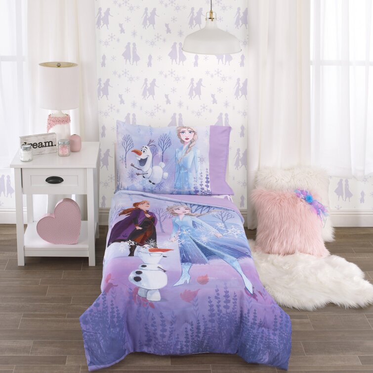 Disney Frozen 2 Kids Bedding Super Soft Flannel Sheet Set 3 Piece Twin Size 