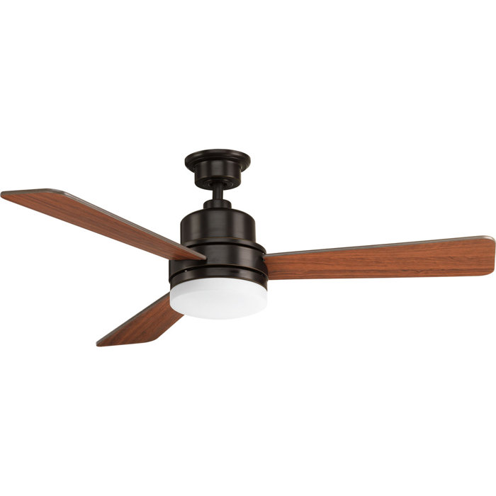 52 Rathburn 3 Blade Led Ceiling Fan Light Kit Included