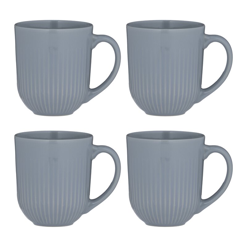 Mason Cash Linear Coffee Mug Set of 4 | Wayfair