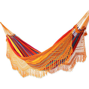 Go to store & view more images Mcclung Carnaval Cotton Double Camping Hammock by Bloomsbury Market
