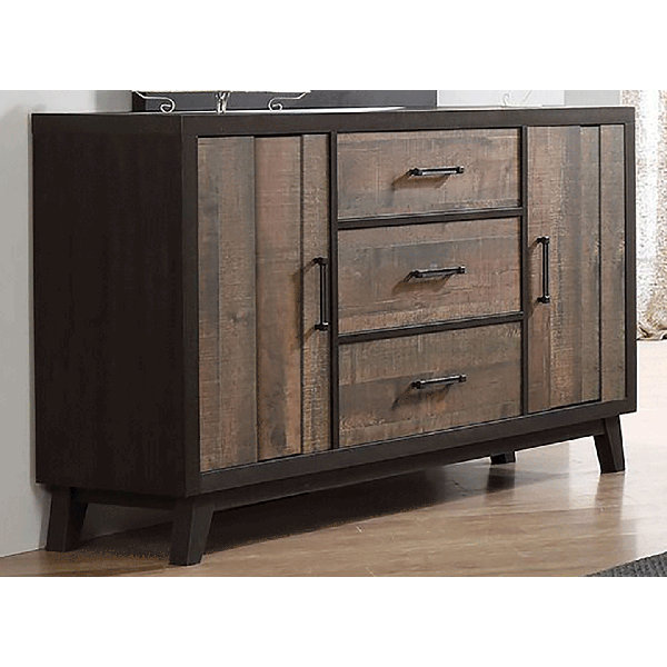 3 drawer combo dresser