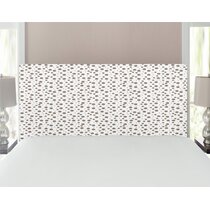 Details about   Ambesonne Metal Headboard with Upholstered Decorative Memory Foam 
