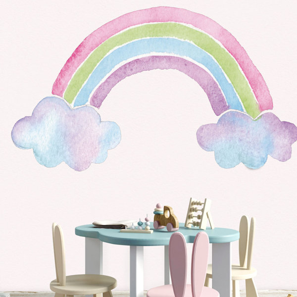 Kids Rainbow Wall Stickers Wayfair Co Uk