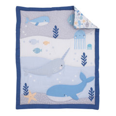narwhal crib bedding