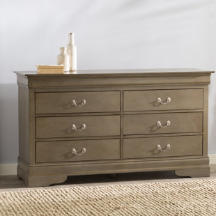 Farmhouse Rustic Dressers Birch Lane Lisle 6 Drawer Double Dresser
