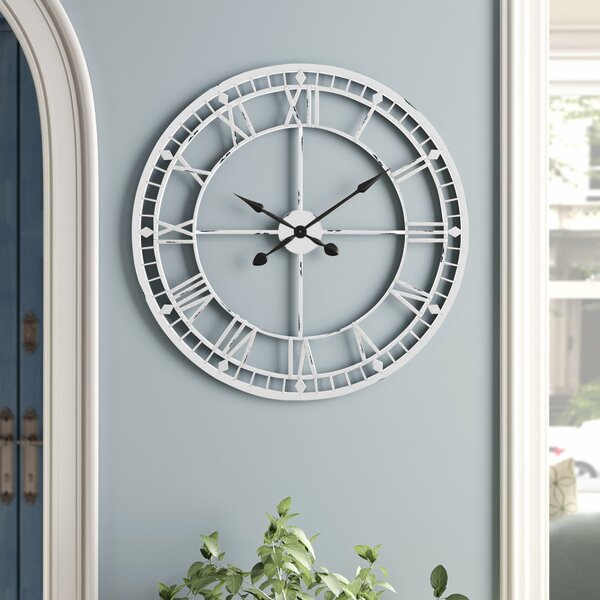Acctim Wycombe Wall Clock Red lounge bedroom study office hallway kitchen 