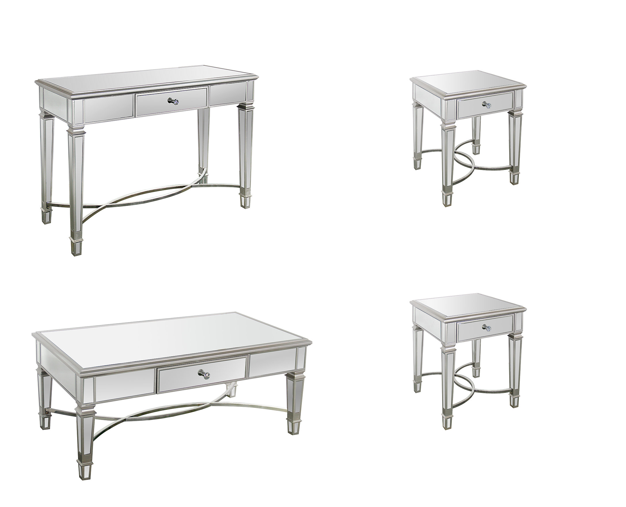 Rosdorf Park Andrea 4 Piece Coffee Table Set Wayfair