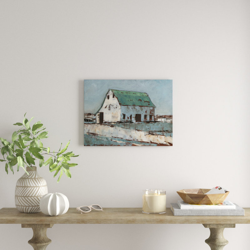 Plein Air Barn Ii Wrapped Canvas Print On Canvas Reviews Joss