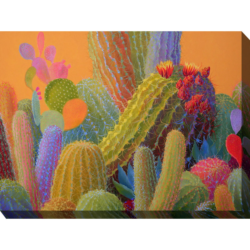 Bungalow Rose Desert Wealth Oil Painting Print On Wrapped Canvas