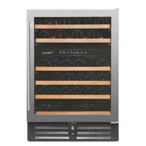 46 Bottle Professional Series Dual Zone Convertible Wine Cooler by Smith & Hanks
