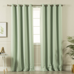 Sage Green Floral Curtains Wayfair