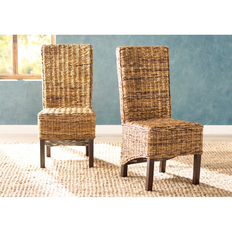 wayfair woven dining chairs