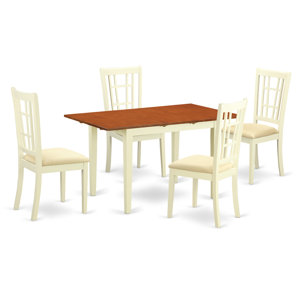 Phoenixville 5 Piece Dining Set by Three Posts