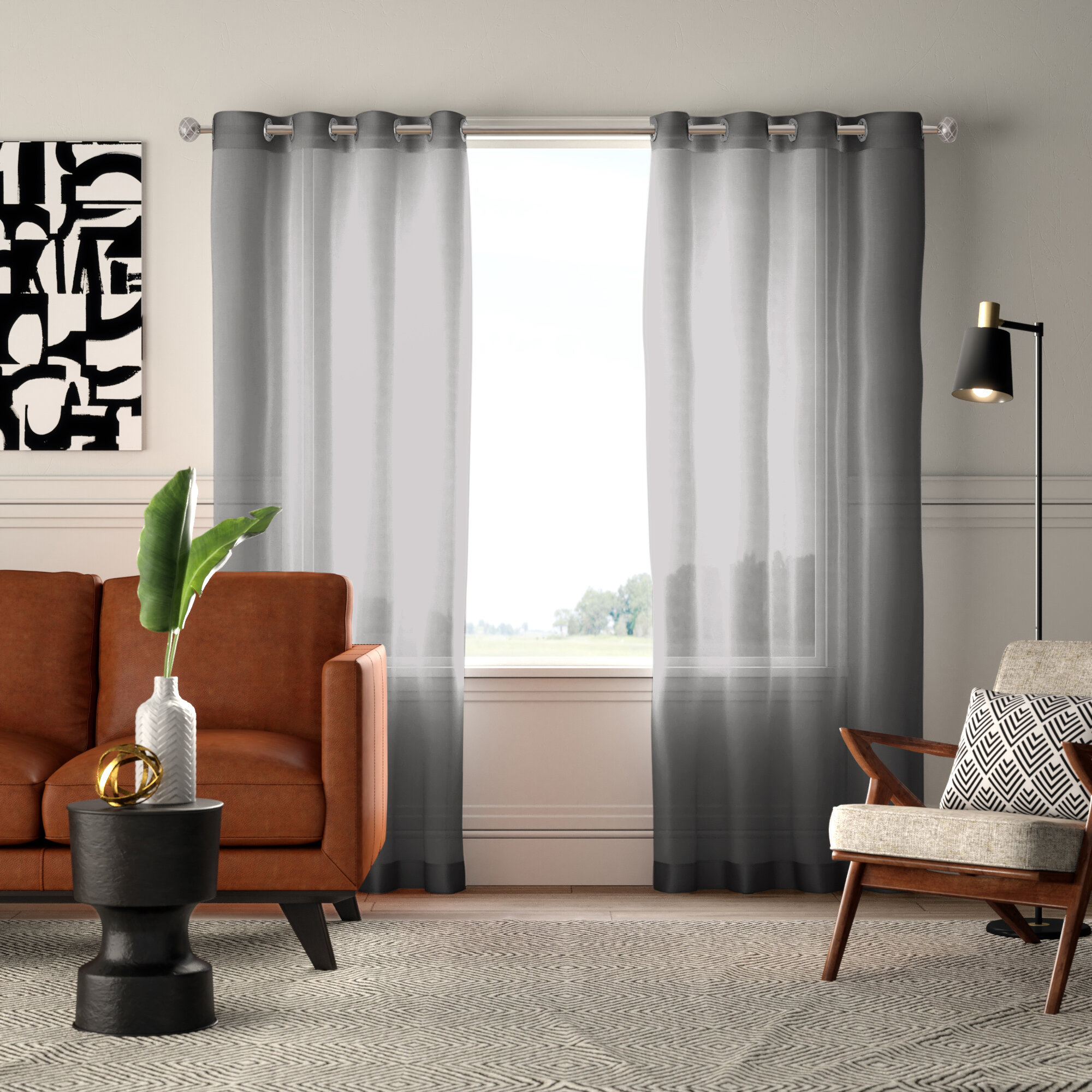 Gray And Silver Curtains Drapes You Ll Love In 2021 Wayfair