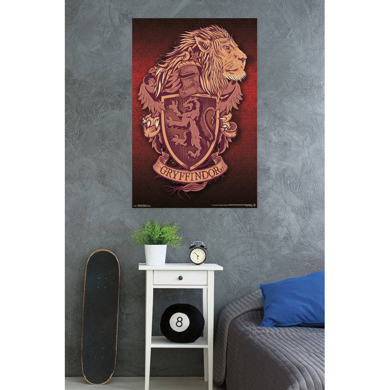 Trends International Harry Potter Gryffindor Lion Paper Print Wayfair