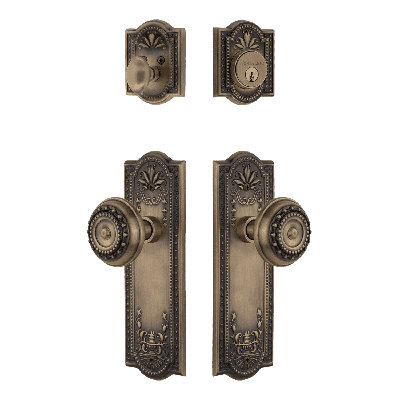 Nostalgic Warehouse Meadows Entry Set with Meadows Knob