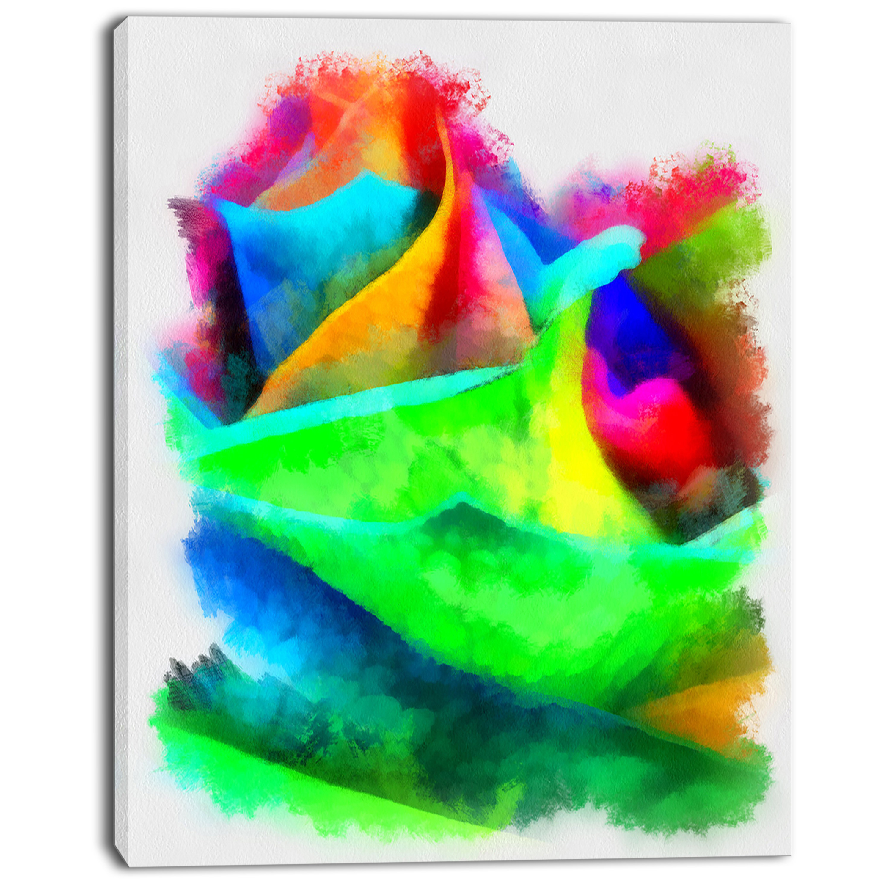 CANVAS Contrast of Colors IV Painting Art Gallery Wrap by Elizabeth Stacke