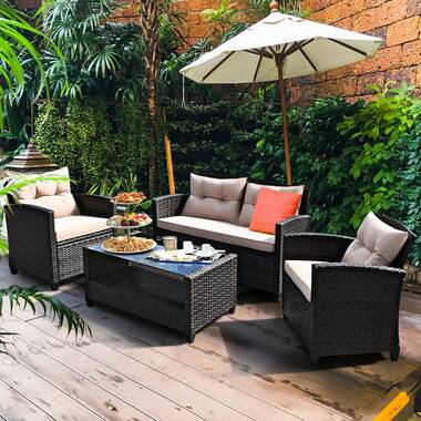 adelita 4 piece rattan