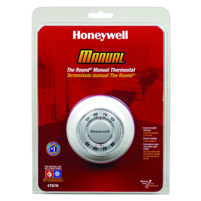 White Rodgers Honeywell Non Programmable Dial Thermostat Wayfair