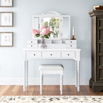 Wayfair Espresso Wood Makeup Vanities You Ll Love In 2021