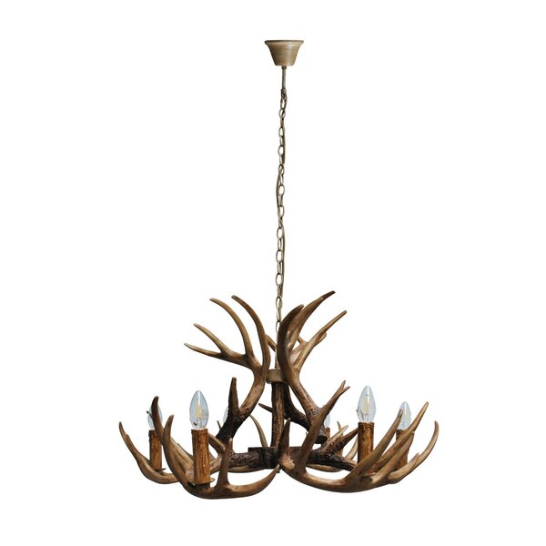 antler light fitting