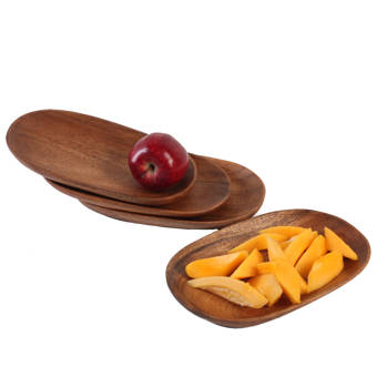 Noritake Kona Wood Rectangular Platter Reviews Wayfair