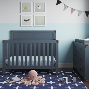 navy blue convertible crib