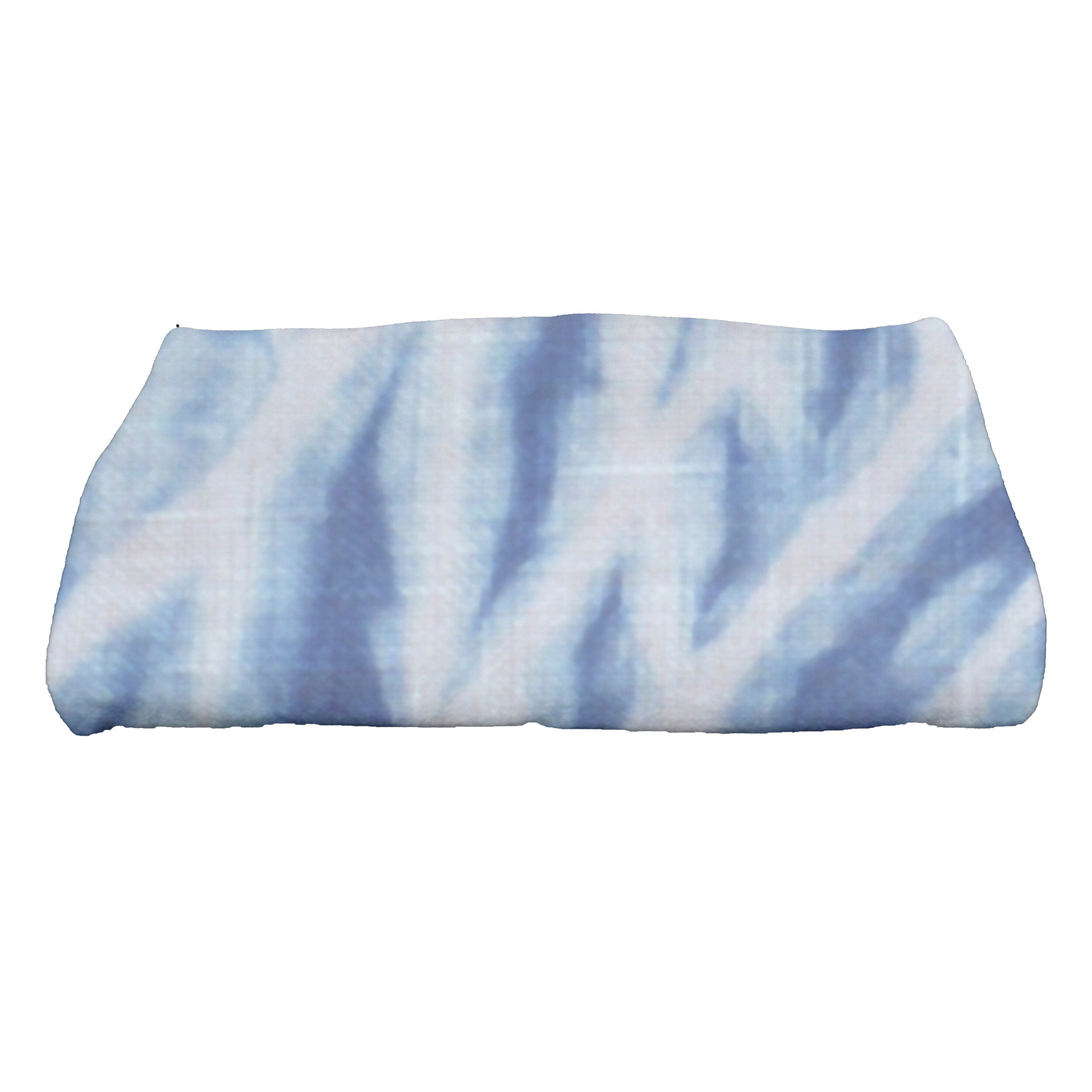 blue print bath towels
