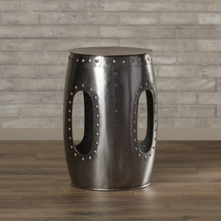 Go to store & view more images Curlew Industrial Barrel Stool End Table by Trent Austin Design