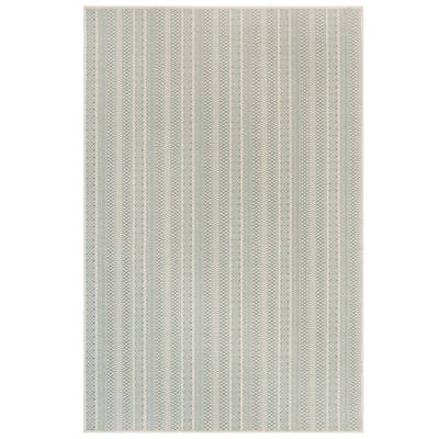 Highland Dunes Abril Stripe Aqua Beige Indoor Outdoor Area Rug Reviews Wayfair