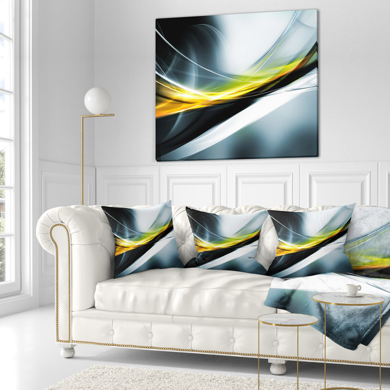 East Urban Home Abstract Elegant Color Pattern Pillow Wayfair