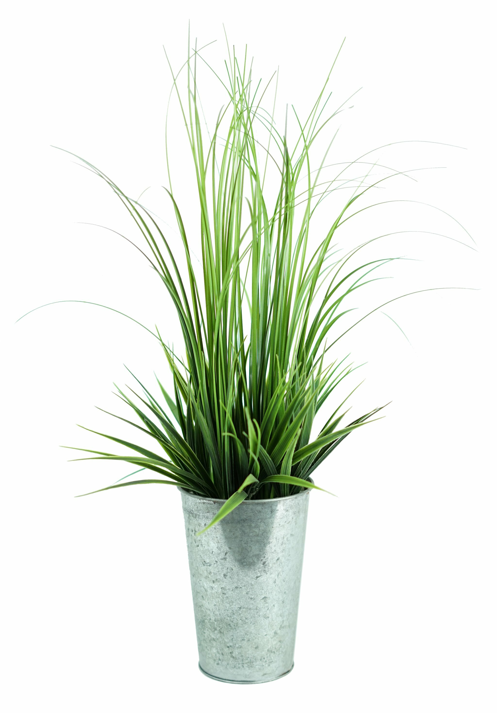 meaghan grass tall metal floor vase