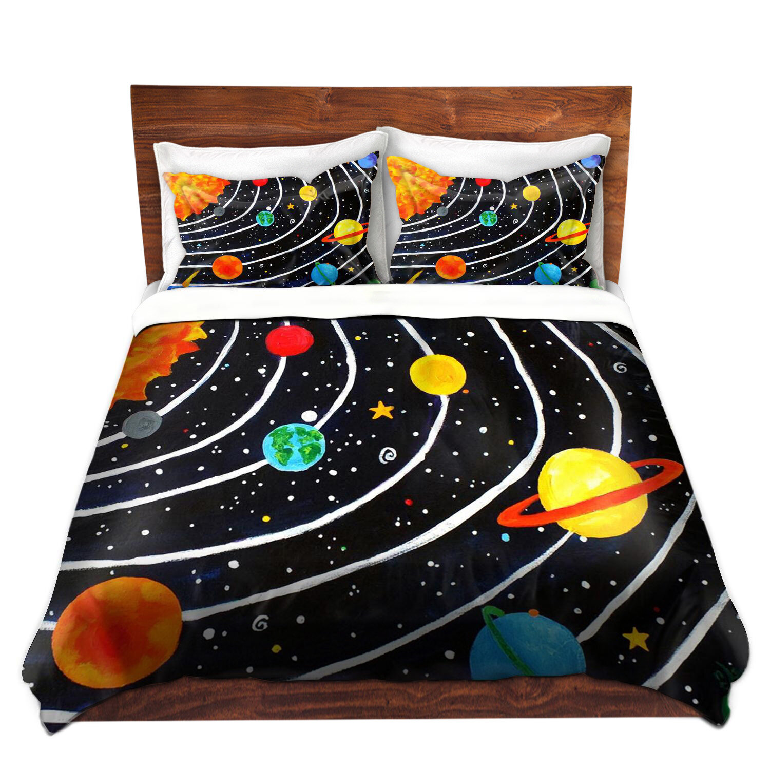 East Urban Home Solar System Iv Duvet Cover Set Wayfair