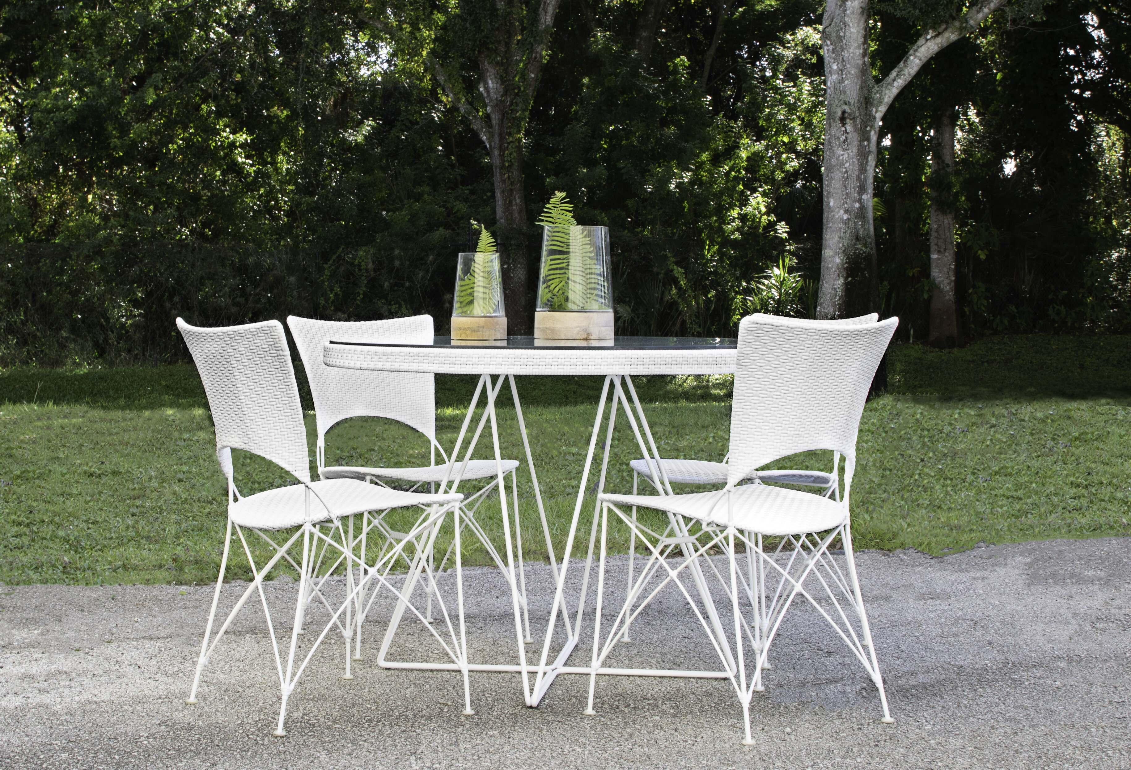 Inspired By David Francis Zen Outdoor Kyota 5 Piece Dining Set Perigold