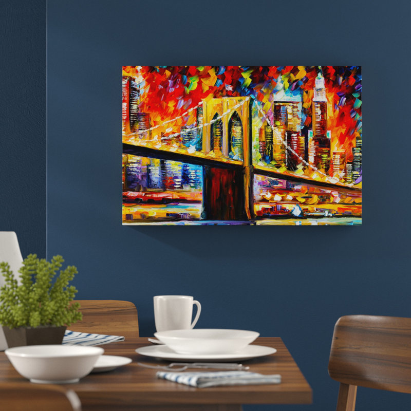 East Urban Home Brooklyn Bridge New York City By Leonid Afremov Painting Print On Wrapped Canvas Reviews Wayfair Co Uk Here are our handpicked suggestions for 'afremov prints'. brooklyn bridge new york city by leonid afremov painting print on wrapped canvas