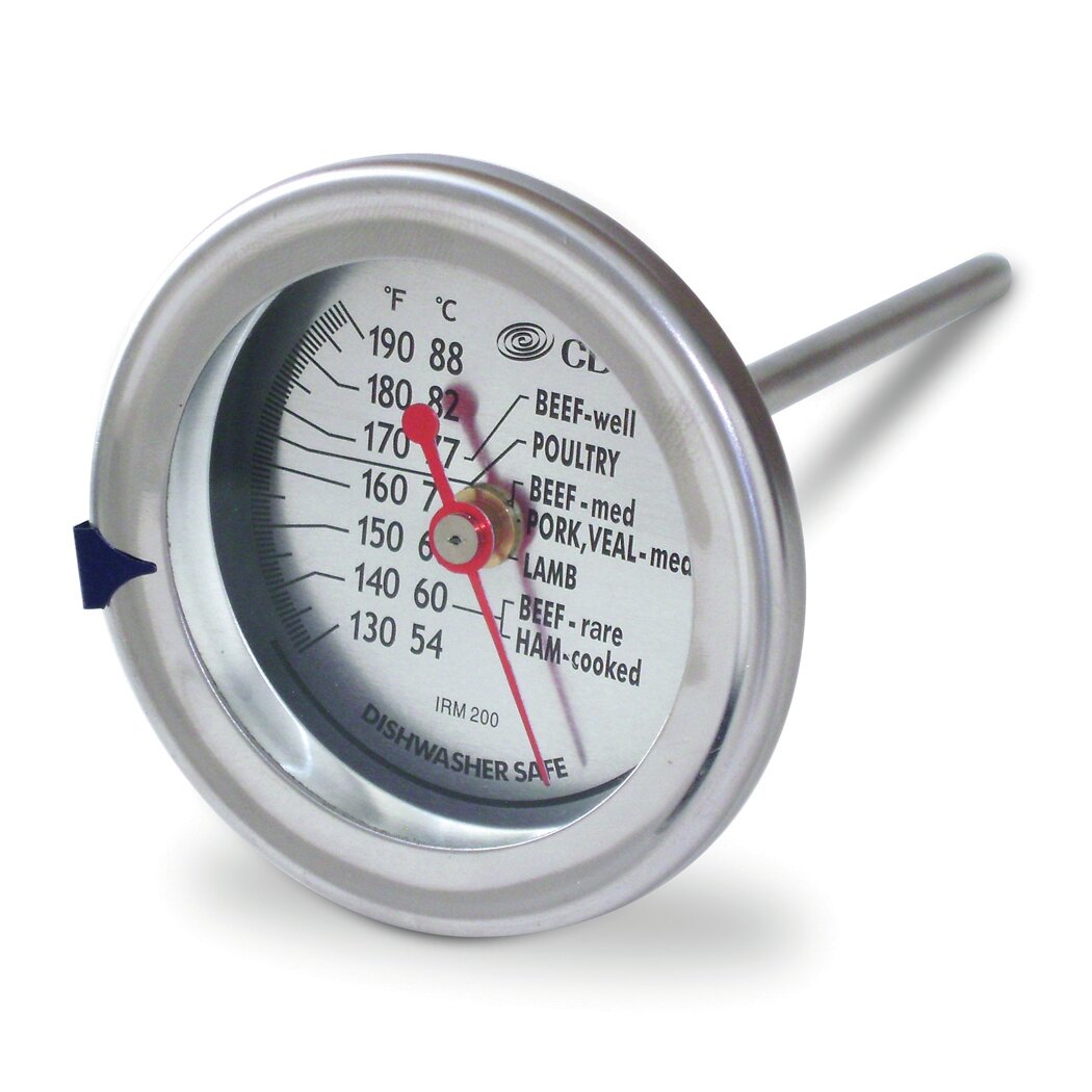 CDN ProAccurate Meat & Poultry Glowing Ovenproof Thermometer 