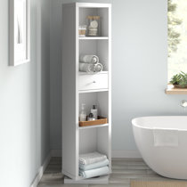 Linen Tower White Bathroom Cabinets Shelving You Ll Love In 2021 Wayfair