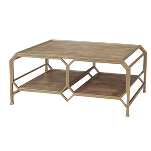 Laflamme Wood And Metal Coffee Table by Brayden Studio Wonderful