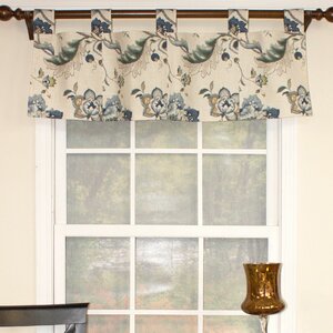 Ophelia Patchwork Tab Iris Curtain Valance