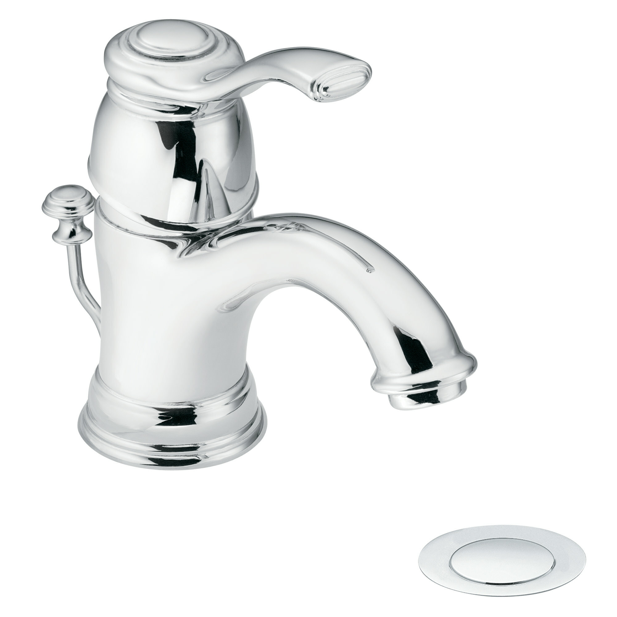 6102wr P Moen Kingsley Single Hole Bathroom Faucet With Drain