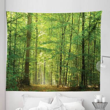 USA Tapestry Redwoods Forestry Print Wall Hanging Decor