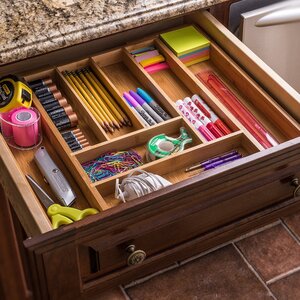 Expandable Bamboo Drawer Organizer