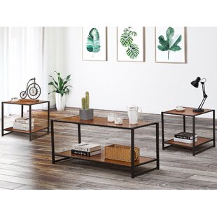 Jennings 3 Pieces Coffee Table Set by 17 Stories