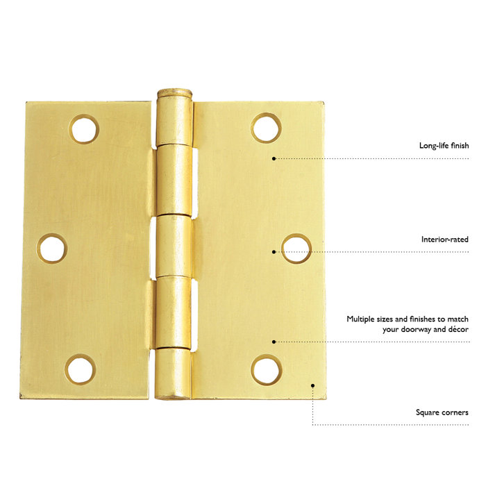 Design House 4 In Square Corner Oil Rubbed Bronze Door Hinge