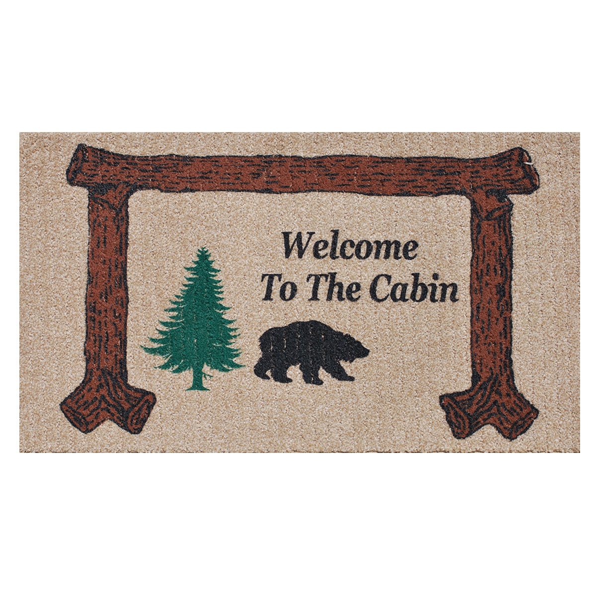 Winston Porter Solum Welcome To The Cabin 27 In X 18 In Indoor