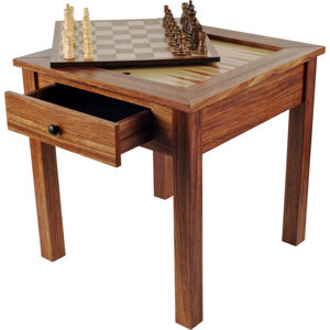 Chess & Games Wood 3 in 1 Multi Game Table